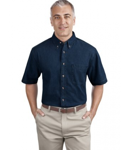 Port & Company - Short Sleeve Value Denim Shirt. SP11